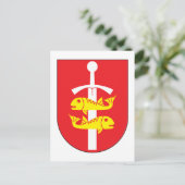 Carte Postale Manteau de Gdynia des bras (Debout devant)