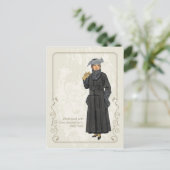 Carte Postale Manteau de laine (Debout devant)