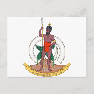 Carte Postale Manteau du Vanuatu des bras
