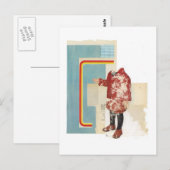 Carte Postale Manteau rouge (Devant / Derrière)