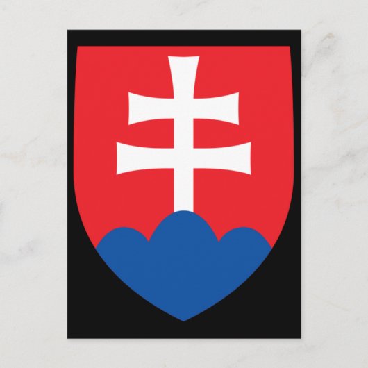 Carte Postale manteau slovaquie (Devant)