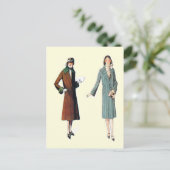 Carte Postale Manteaux simples pour l'usage quotidien (Debout devant)