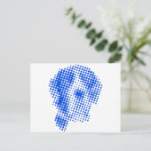 Carte Postale Manteldogge abstrait (Debout devant)