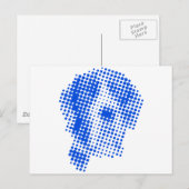 Carte Postale Manteldogge abstrait (Devant / Derrière)