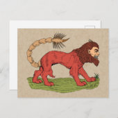 Carte Postale Manticore (Devant / Derrière)