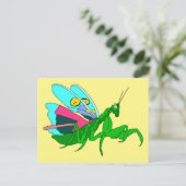 Carte Postale Mantis de prière colorée (Debout devant)