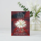 Carte Postale Mantra d'amour (Debout devant)