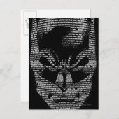 Carte Postale Mantra de Batman Head (Devant / Derrière)