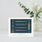 Carte Postale Manuel de physique Illustration de la lumière élec (Debout devant)