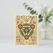 Carte Postale Manuscrit éclairé de la Sainte Trinité (Debout devant)