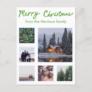 Carte Postale Manutention de photos personnalisées Joyeux Noël