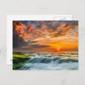 Carte Postale Manyar Beach À Sunrise (Devant / Derrière)