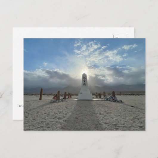 Carte Postale manzanar (Devant / Derrière)