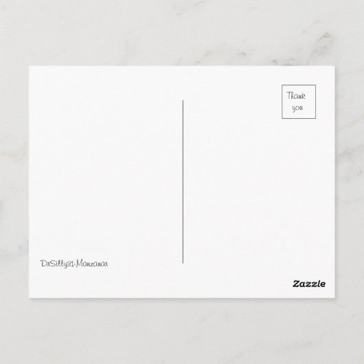 Carte Postale manzanar (Dos)