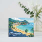 Carte Postale Manzanillo Mexique (Debout devant)