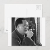 Carte Postale mao tse tung (Devant / Derrière)