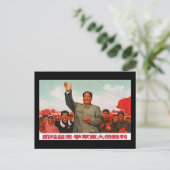 Carte Postale Mao Zedong (Debout devant)