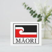 Carte Postale Maori (Debout devant)
