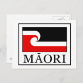 Carte Postale Maori (Devant / Derrière)