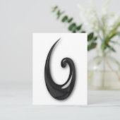 Carte Postale Maori-Poisson Hook-obsidian (Debout devant)