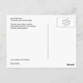Carte Postale Maori-Poisson Hook-obsidian (Dos)