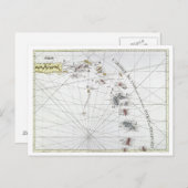 CARTE POSTALE MAP 1775 (Devant / Derrière)