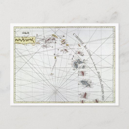 CARTE POSTALE MAP 1775 (Devant)