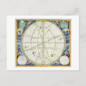Carte Postale Map Charting the Movement of the Earth and Planets (Devant)