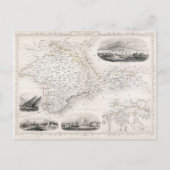 Carte Postale MAP : CRIMEA, c1855 (Devant)