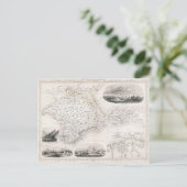 Carte Postale MAP : CRIMEA, c1855 (Debout devant)