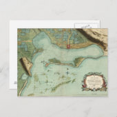 CARTE POSTALE MAP : JAMAICA, 1756 (Devant / Derrière)