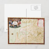 Carte Postale Map of Concarneau (Devant / Derrière)