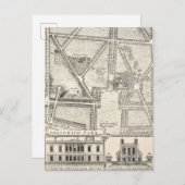 Carte Postale Map of Greenwich Park (Devant / Derrière)