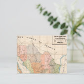 Carte Postale Map of Mexico (Debout devant)