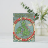 Carte Postale Map of the British Isles (Debout devant)
