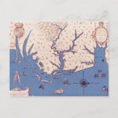 Carte Postale Map of Virginia (Devant)