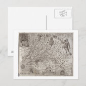 Carte Postale Map of Virginia, discovered and described by Capta (Devant / Derrière)