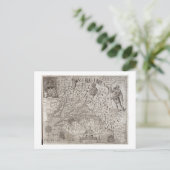 Carte Postale Map of Virginia, discovered and described by Capta (Debout devant)