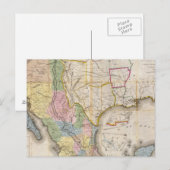 Carte Postale Mapa de los Estados Unidos De Mejico (Devant / Derrière)