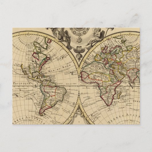 Carte Postale Mappemonde (Devant)