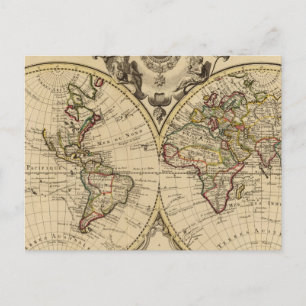 Carte Postale Mappemonde