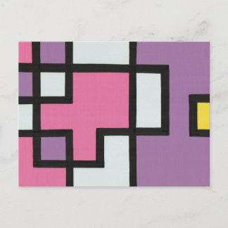Carte Postale 【mapper #2】ポストカード 抽象画 モダン レトロ