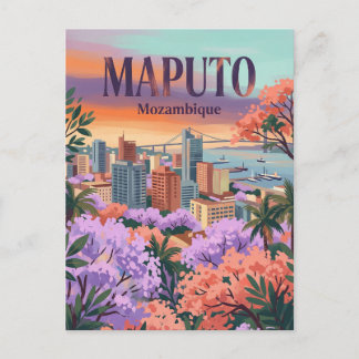 Carte Postale Maputo Skyline Mozambique
