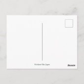 Carte Postale Maquereau Sky : Noir et Blanc (Dos)