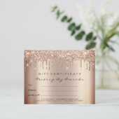 Carte Postale Maquillage d'extension de licence cadeau Skinny (Debout devant)