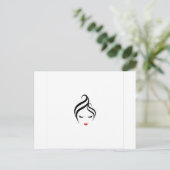 Carte Postale Maquillage et coiffure (Debout devant)