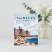 Carte Postale Mar del Plata Argentine (Debout devant)