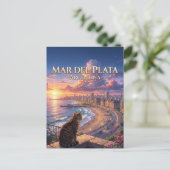 Carte Postale Mar del Plata Argentine (Debout devant)