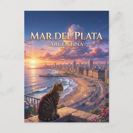Carte Postale Mar del Plata Argentine (Devant)