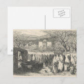 Carte Postale Marabout et procession : Tlemcen (Devant / Derrière)